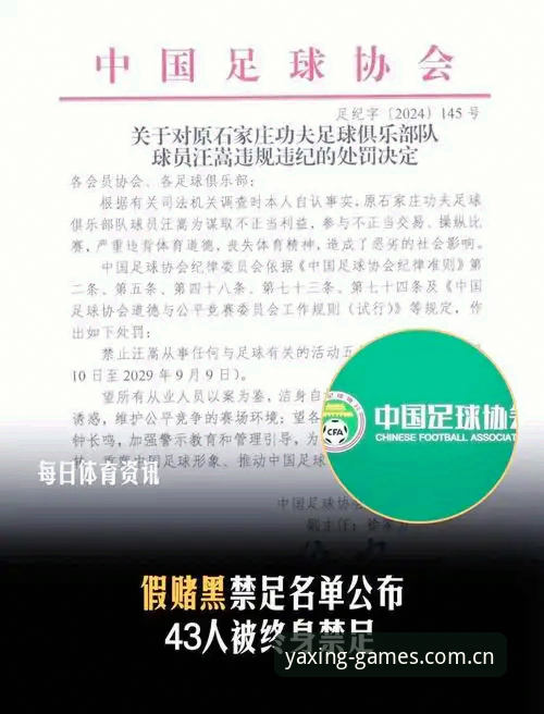 中国足协第三批禁足名单深度解读指南：从亚星游戏平台视角看体育诚信重建